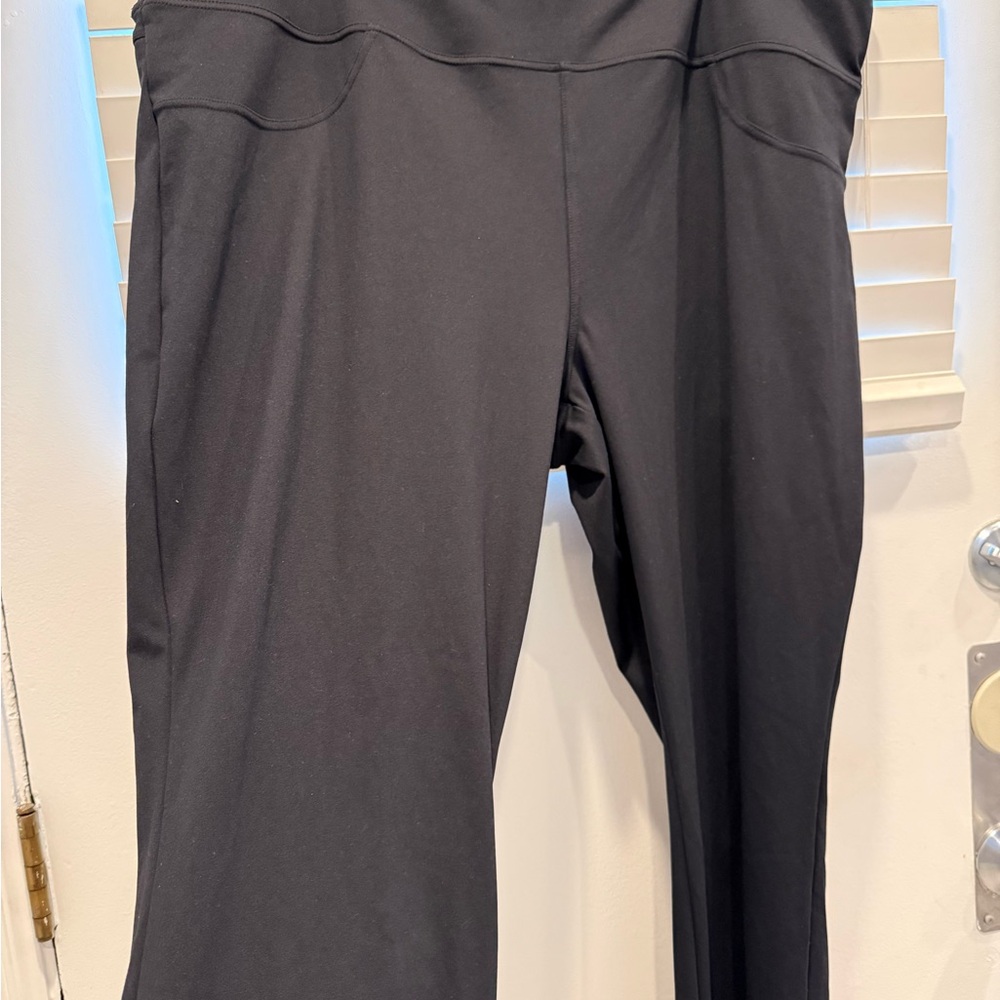 NWT HALARA Black Boot Cut Flare Pants - Picture 5 of 9